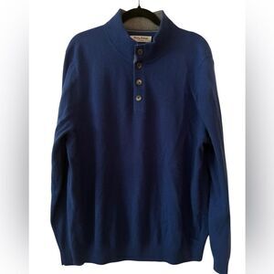 Tommy Bahama Royal Blue Crewneck Sweater Mens Size XL